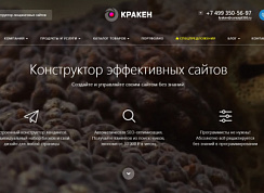 КРАКЕН — конструктор лендинговых сайтов с интернет-магазином, SEO-модулем, блогом и автоворонками от web-агентство "Концепт"